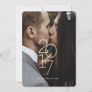 Bonne année !   Nouvel An Carte photo de vacances 