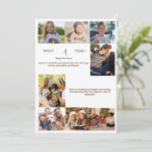 Bonne année Photo générale Carte du Nouvel An (Debout devant)