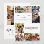 Bonne année Photo générale Carte du Nouvel An (Devant / Derrière)