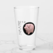 Bonne année PIg 2019 3D verre à boire 1 (Devant)
