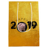 Bonne année PIg 2019 Original 3D or M Sac cadeau 2 (Dos)