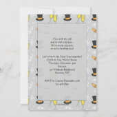 Bonne année Sketchy Invitation (Dos)