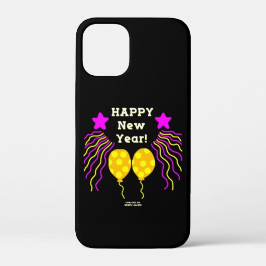 Bonne année souhaite Apple iPhone 12 Mini Coque (Verso)