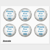 Bonne année ! Stickers Cool mousseux (Feuille)