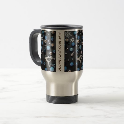 Bonne année Voyage Mugs (Devant gauche)