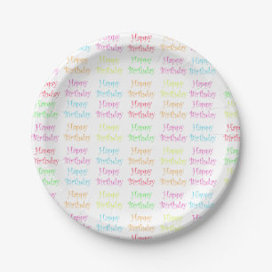 Bonne assiette d'anniversaire