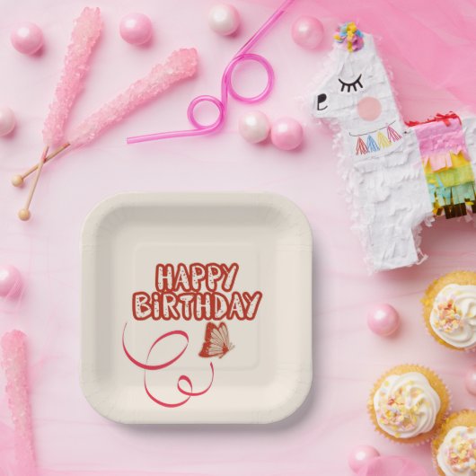 Bonne assiette d'anniversaire (Fête)