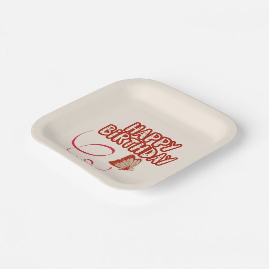 Bonne assiette d'anniversaire (Angulaire)