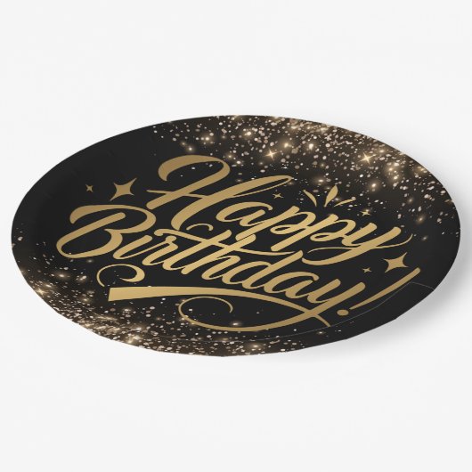 Bonne assiette d'anniversaire (Angle)