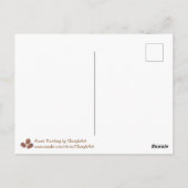 Bonne Automne Trois Acorns Cartes postales (Dos)