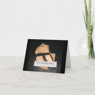 Bonne aventure personnalisée et carte vierge de bi