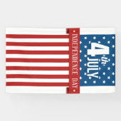 Bonne bannière 4 juillet (Horizontal)