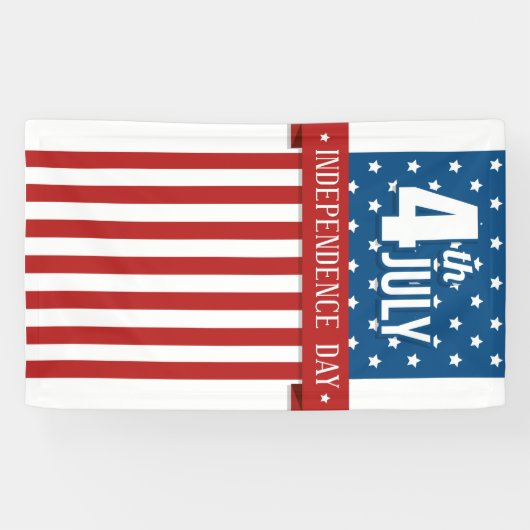 Bonne bannière 4 juillet (Horizontal)