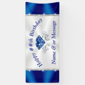 Bonne Bannière Anniversaire Personnalisée. TOUTE A (Vertical)