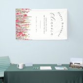 Bonne bannière d'anniversaire 90 août Fleur de nai (Salon professionnel)