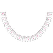 Bonne bannière de retraite Noir rose Confetti (Tout)