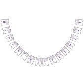 Bonne bannière de retraite Noir violet Confetti (Tout)