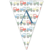 Bonne bannière de tracteur anniversaire (Troisième drapeau)