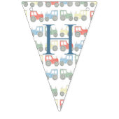 Bonne bannière de tracteur anniversaire (Deuxième drapeau)