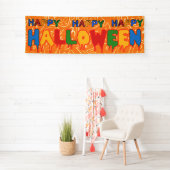 Bonne bannière d'Halloween | Décorations personnal (En situation)