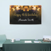 Bonne bannière du 40e anniversaire. Parties scinti (Salon professionnel)