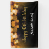 Bonne bannière du 40e anniversaire. Parties scinti (Vertical)