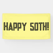 BONNE BANNIÈRE DU 50E ANNIVERSAIRE (Horizontal)