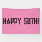 BONNE BANNIÈRE DU 50E ANNIVERSAIRE (Horizontal)