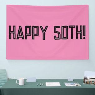 BONNE BANNIÈRE DU 50E ANNIVERSAIRE