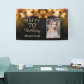 Bonne bannière du 70e anniversaire. Photo Parties  (Salon professionnel)