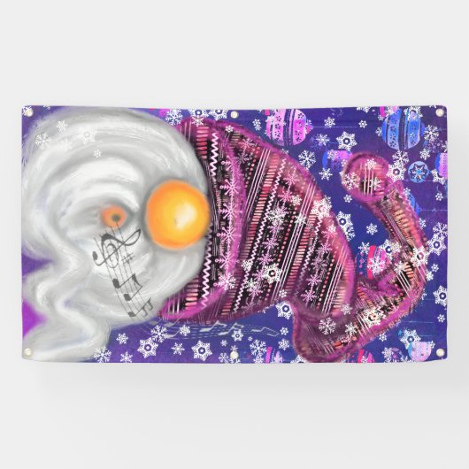 Bonne bannière Gnome de Noël (Horizontal)