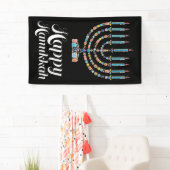 Bonne bannière Hanoukka (En situation)