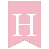 Bonne Bannière rose et or d'anniversaire (Deuxième drapeau)