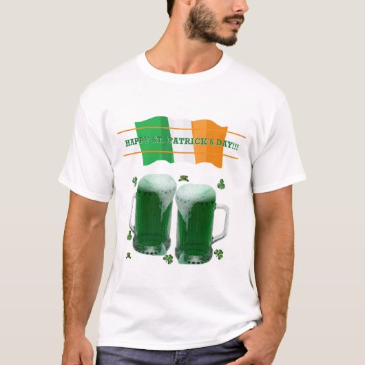Bonne bière T-shirt St. Patrick's Day (Devant)