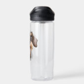 Bonne bouteille d'eau À poils durs Dachshund (Arrière)