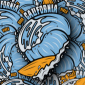 Bonne Californie Vibes Surf | Sticker Die-Cut