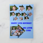 Bonne carte 10e anniversaire (Intérieur)