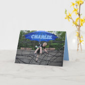 Bonne carte 10e anniversaire (Fleur jaune)