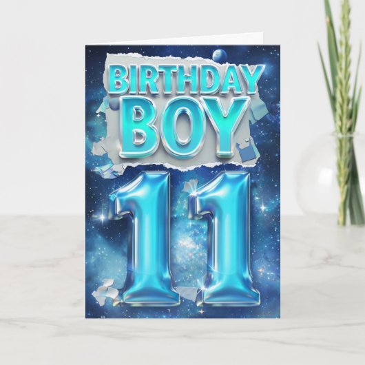 Bonne carte 11e anniversaire (Devant)
