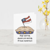 Bonne carte 4 juillet (Fleur jaune)