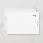 Bonne carte à plat Ballons (Dos)