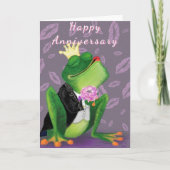 Bonne carte Anniversaire Frog Prince Love (Devant)