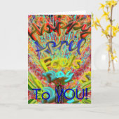 Bonne carte April Fool's Day 2014 (Fleur jaune)