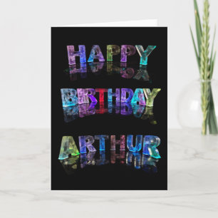Bonne carte Arthur Birthday