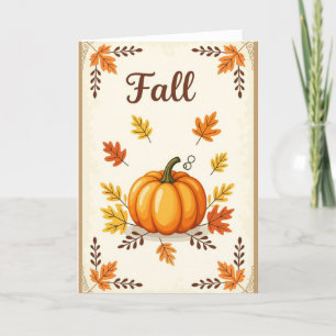 Bonne Carte Automne, Carte Automne, Carte Automne