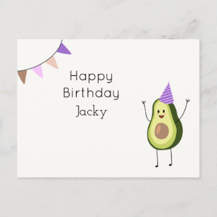 Bonne carte Avocado anniversaire
