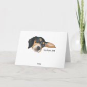Bonne carte Basset Hound Beagle Anniversaire (Dos)
