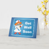 Bonne Carte Bientôt Avec Infirmière (Fleur jaune)