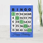 Fournitures de fête d'anniversaire bleu et bingo décoration de fête  d'anniversai