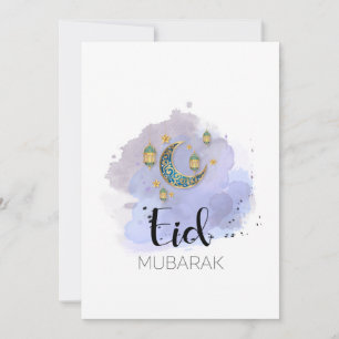 Bonne carte bleue Eid Moubarak